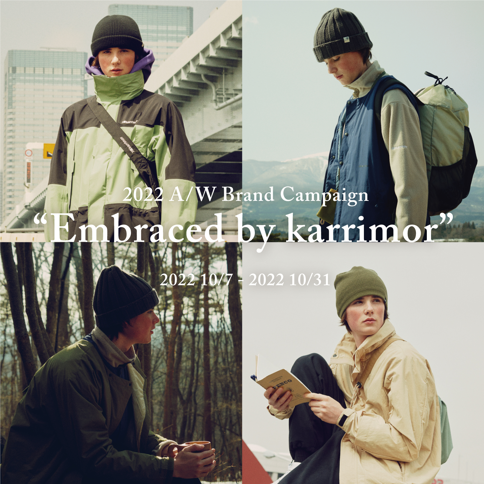 2022A/W Brand Campaign“Embraced by karrimor”