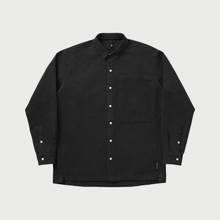 brushed woven L/S shirts