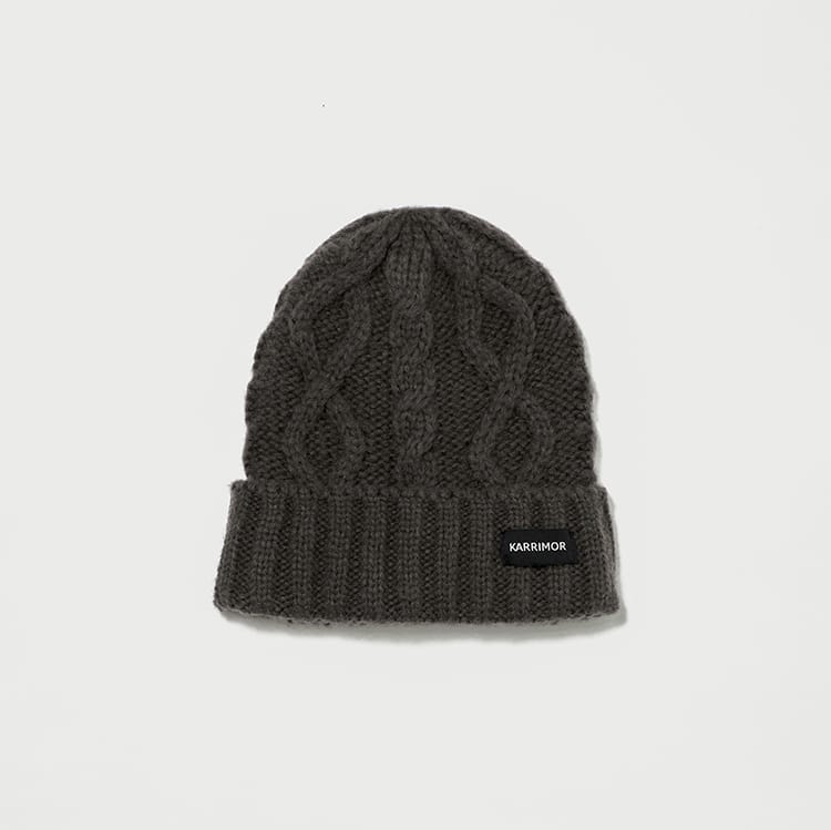 ka710様【希少】キリュウキリュウ◎2wayウール混ネックウォーマー＆ニット帽 wool-mix braid knit cap | KARRIMOR カリマー | リュックサック