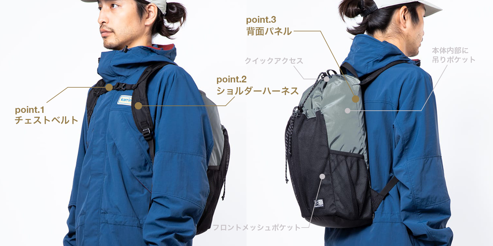 25SS grab knapsack | KARRIMOR カリマー | リュックサック