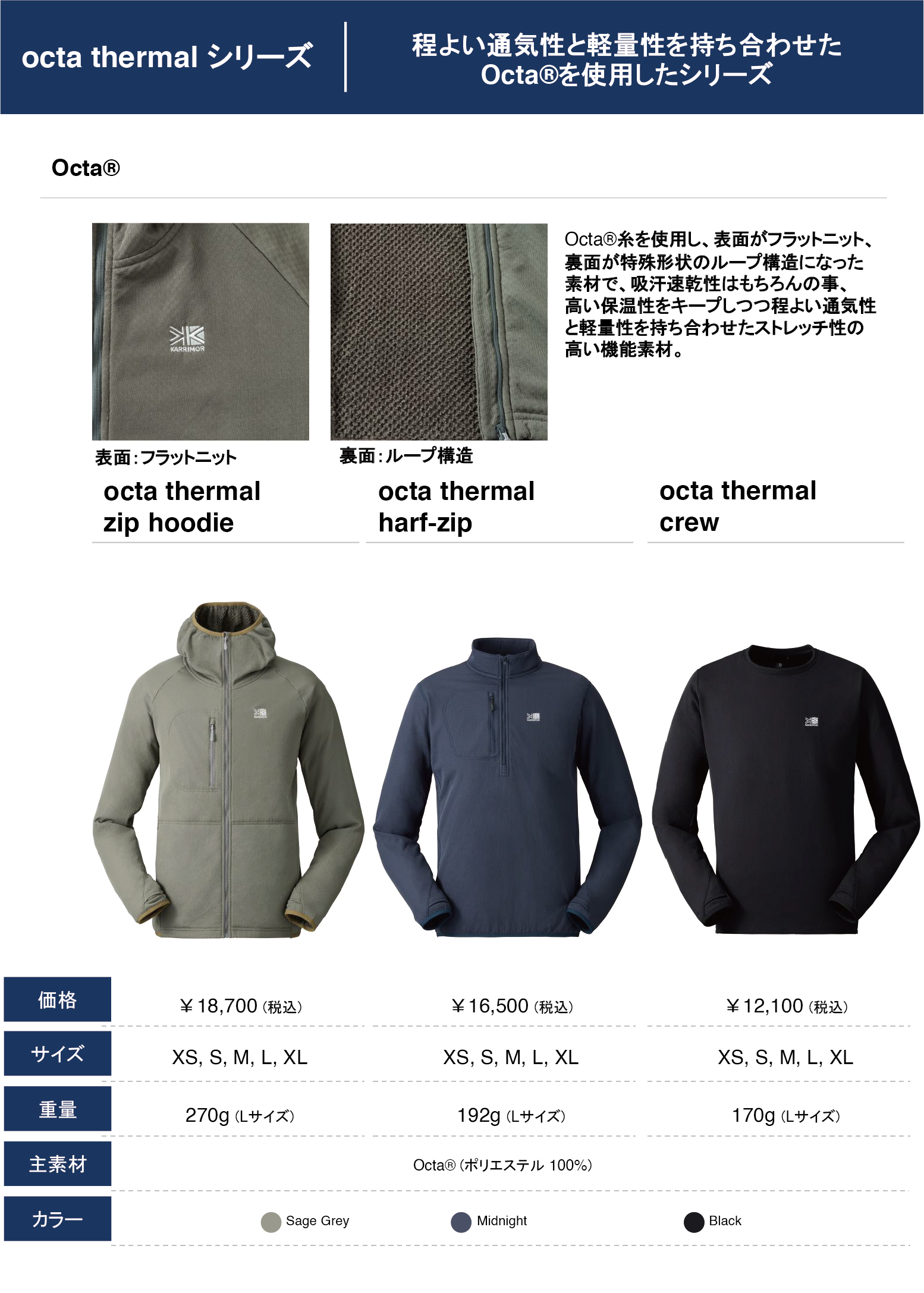 KARRIMOR octa Naturestyle series | KARRIMOR カリマー | リュック