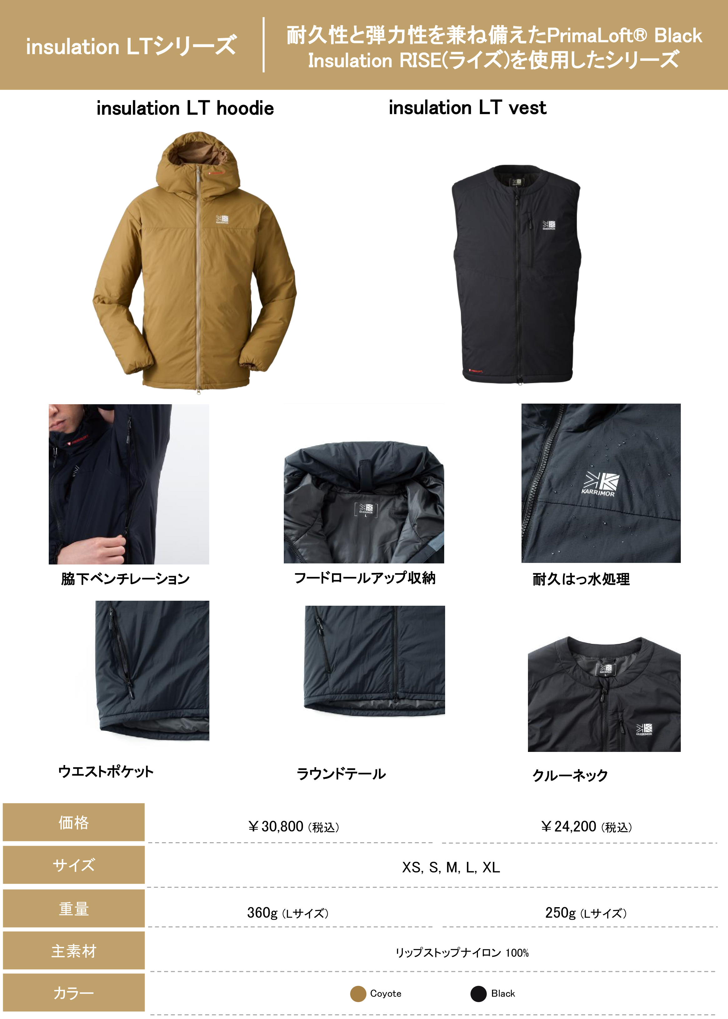 KARRIMOR insulation series | KARRIMOR カリマー | リュックサック