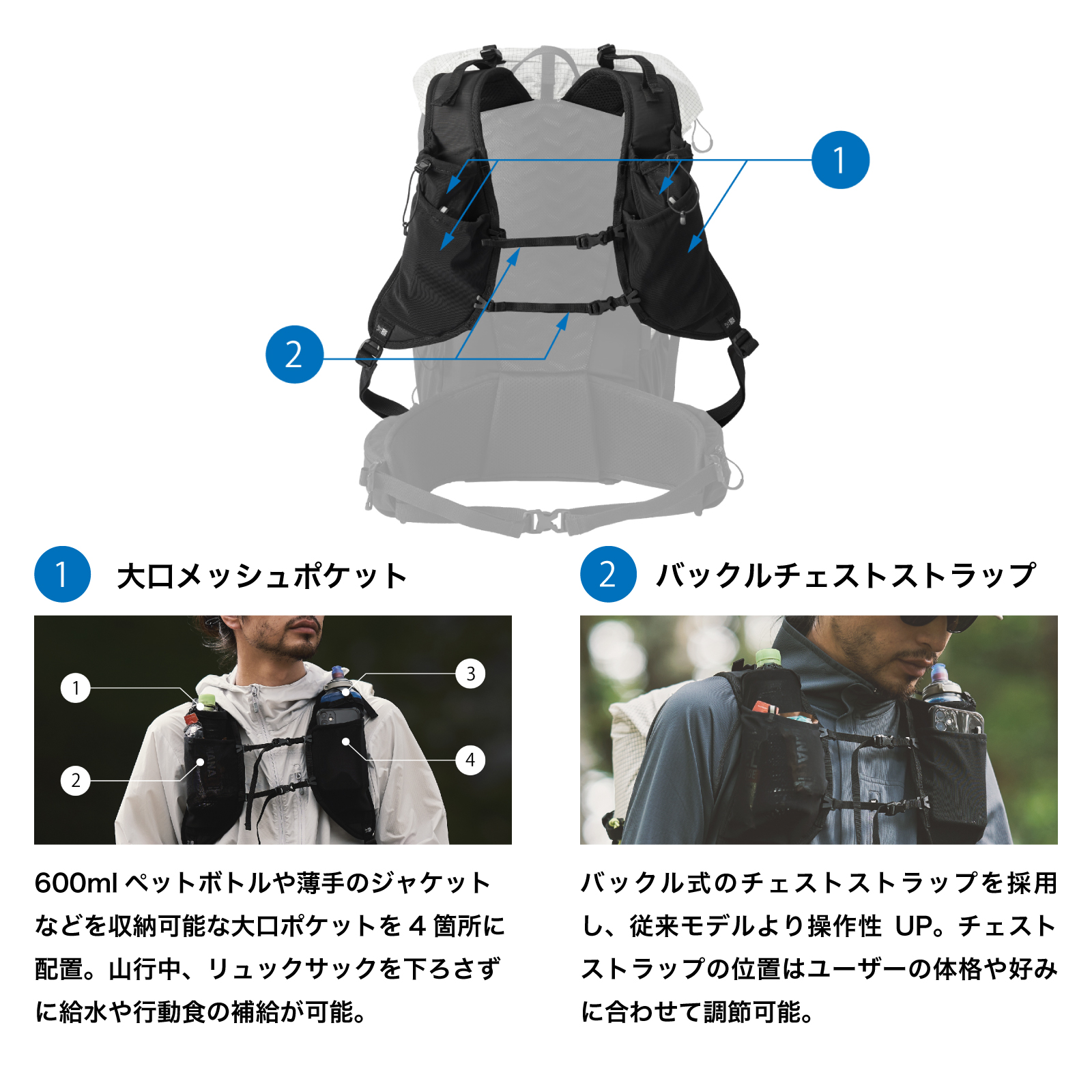 The NEW cleave～機動力のある山行をサポートするリュックサック